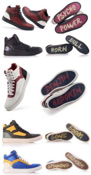 Diesel street store fighter sneakers