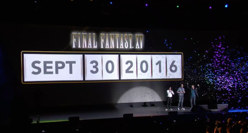 Data rilascio Final Fantasy XV