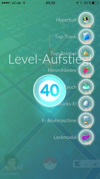 livello 40 in Pokémon GO