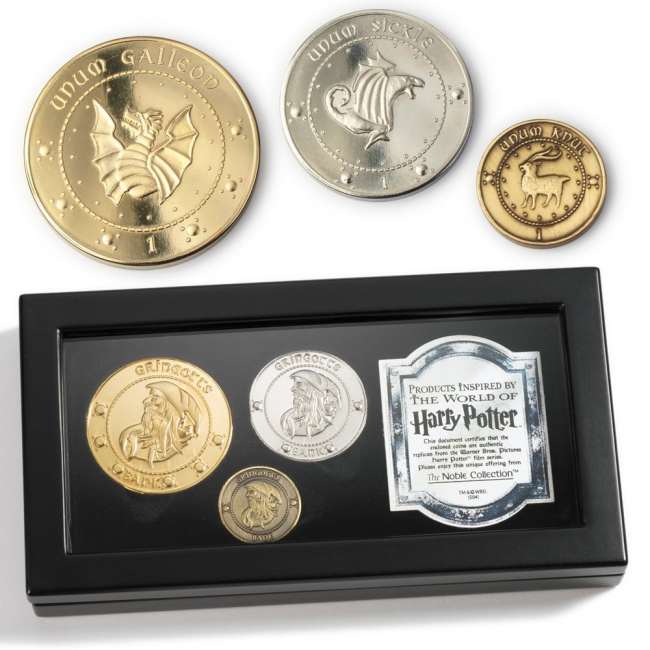 Set di monete Gringot Harry Potter