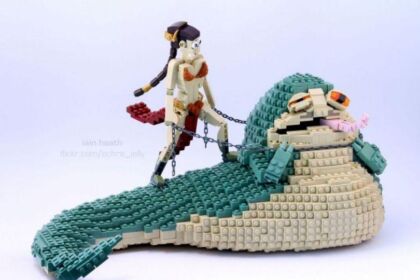 Principessa Leia vs Jabba the Hutt, in versione LEGO!