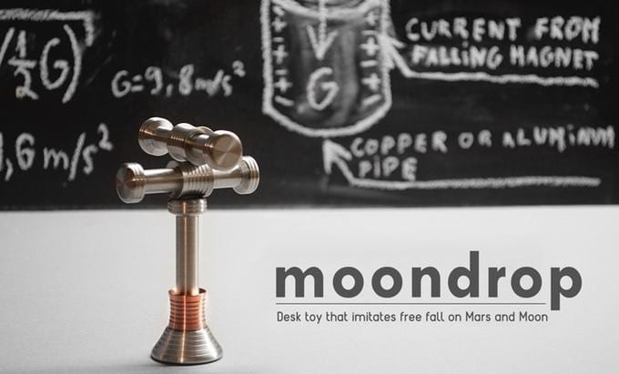 Moondrop, il giocattolo da scrivania che replica la forza di gravità presente sulla Luna e su Marte
