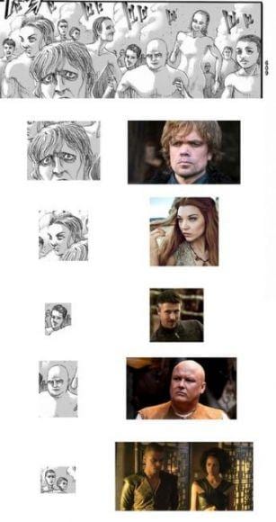cameo dei personaggi di Game of Thrones
