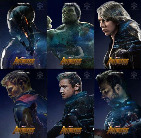 poster fan-made di avengers infinity war