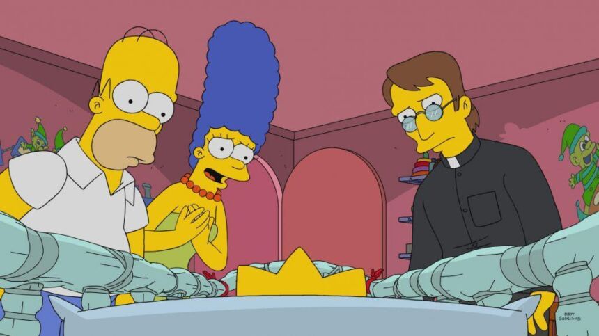 I Simpson Halloween Maggie L'Esorcista