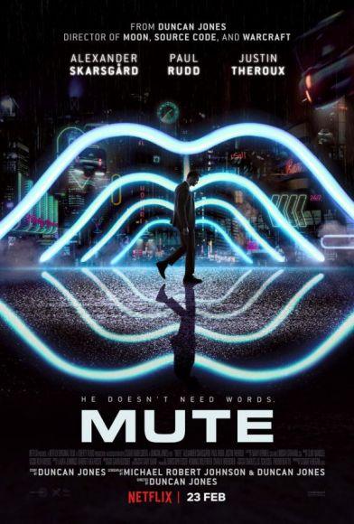Il poster ufficiale di Mute