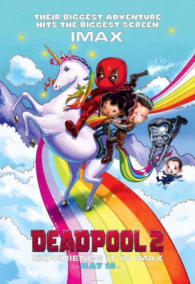 Deadpool 2 poster IMAX unicorno