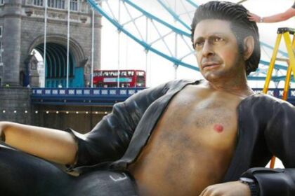 statua di Jeff Goldblum