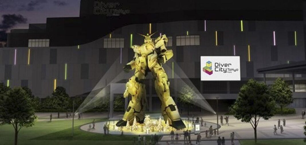 Gundam Unicorn di Odaiba