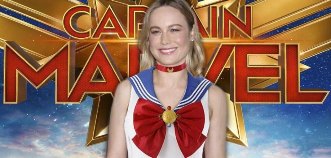 captain marvel brie larson ama sailor moon