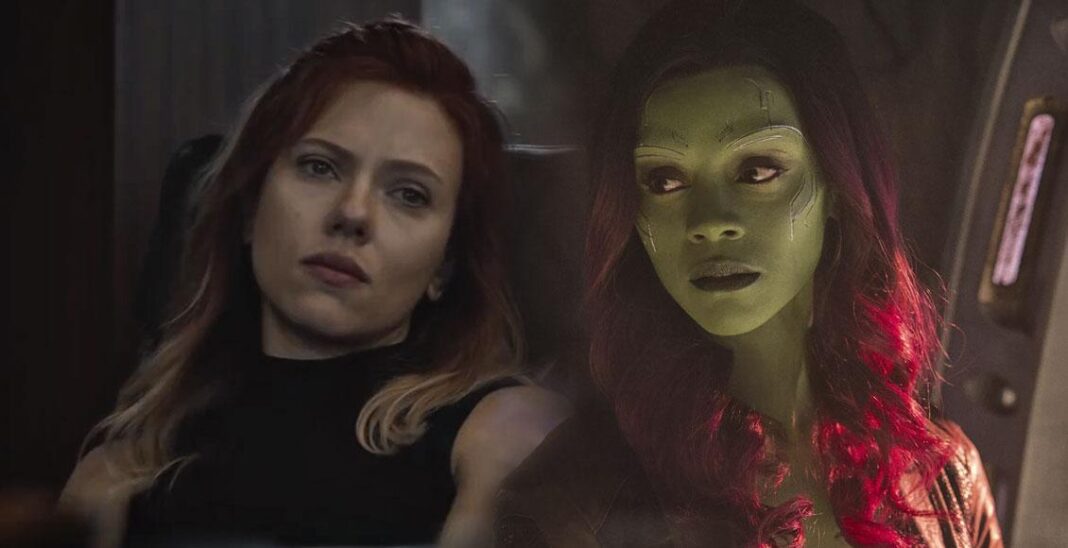 gamora e vedova nera