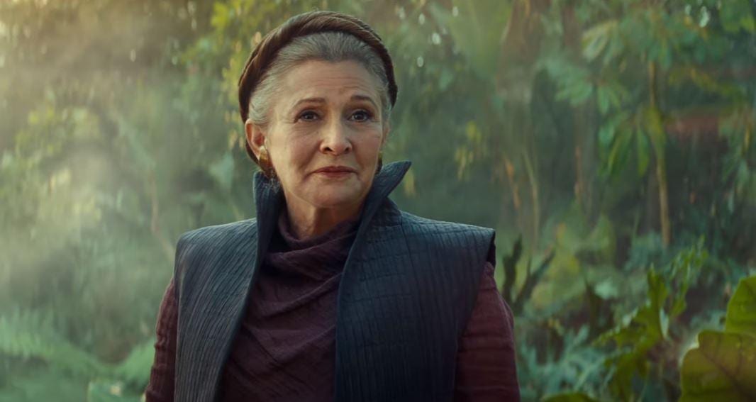 Star Wars L'ascesa di Skywalker Leia Carrie Fischer