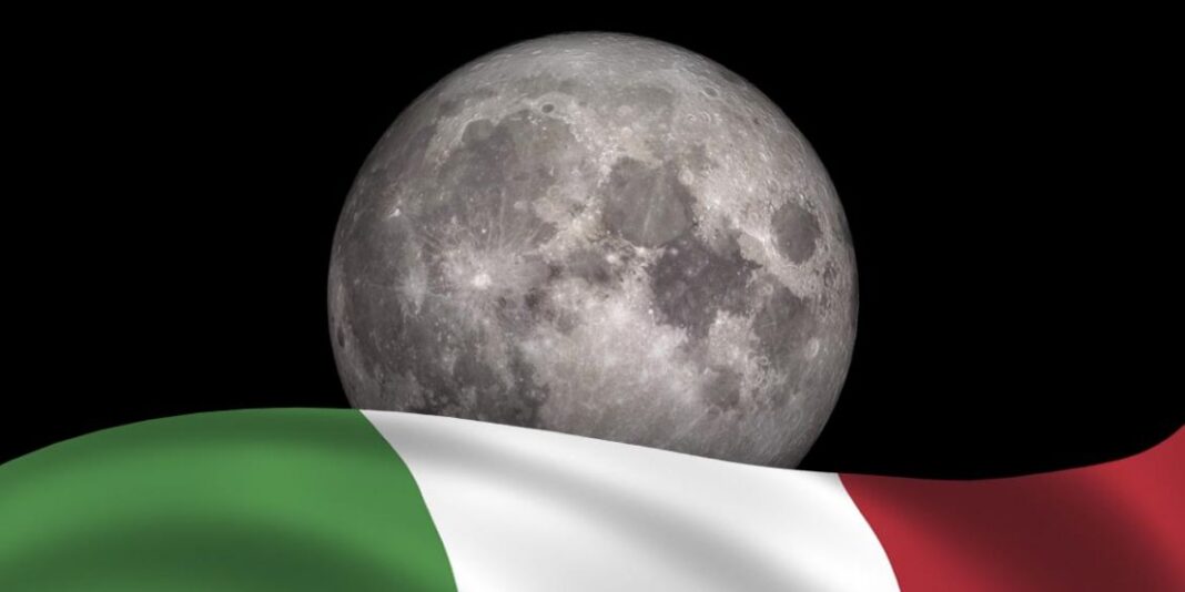 italia sulla luna