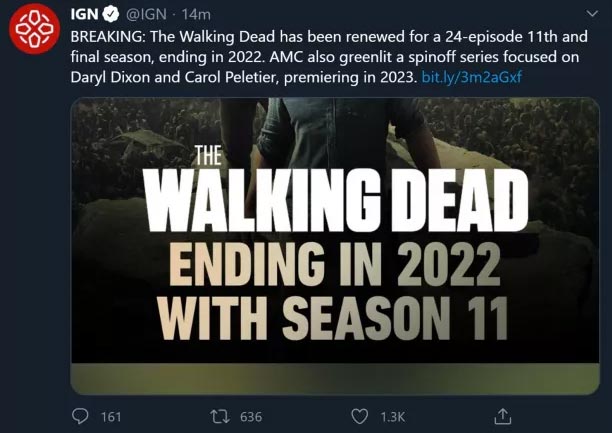 the walking dead 11 twitter