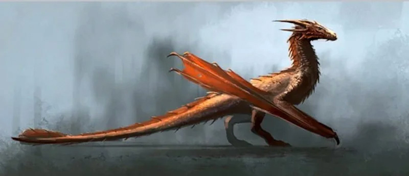 game of thrones house of the dragon concept art drago