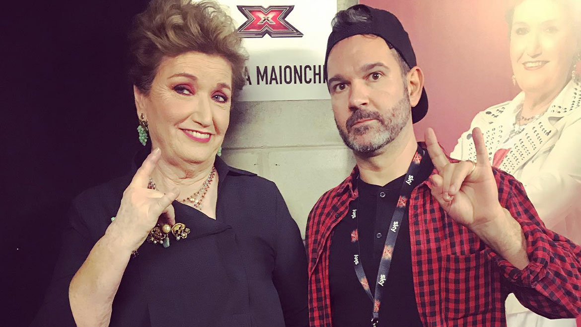 Mara Maionchi con Ioska Versari a X Factor