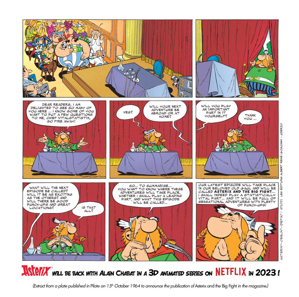 Asterix annuncio serie netflix