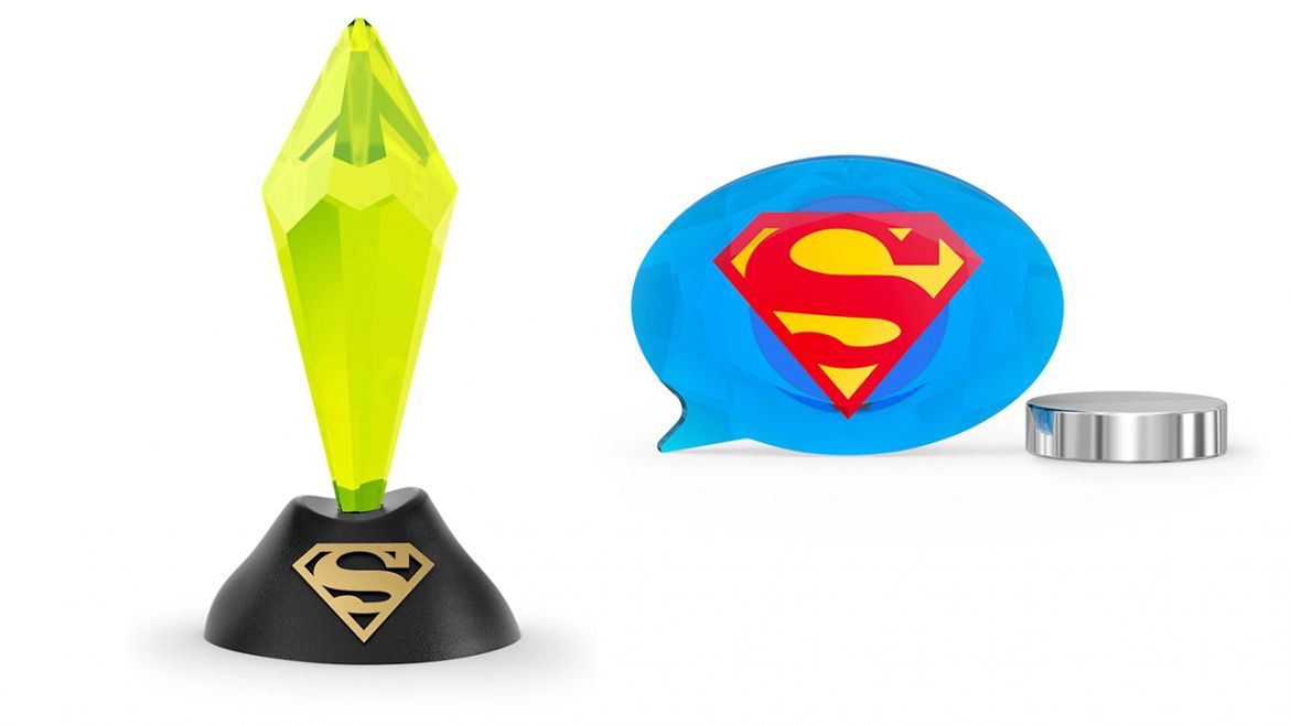 swarovski superman logo kryptonite