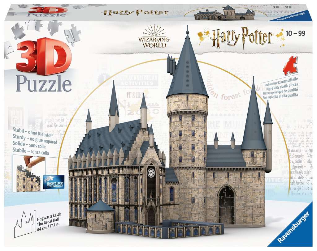 puzzle 3D del Castello di Hogwarts