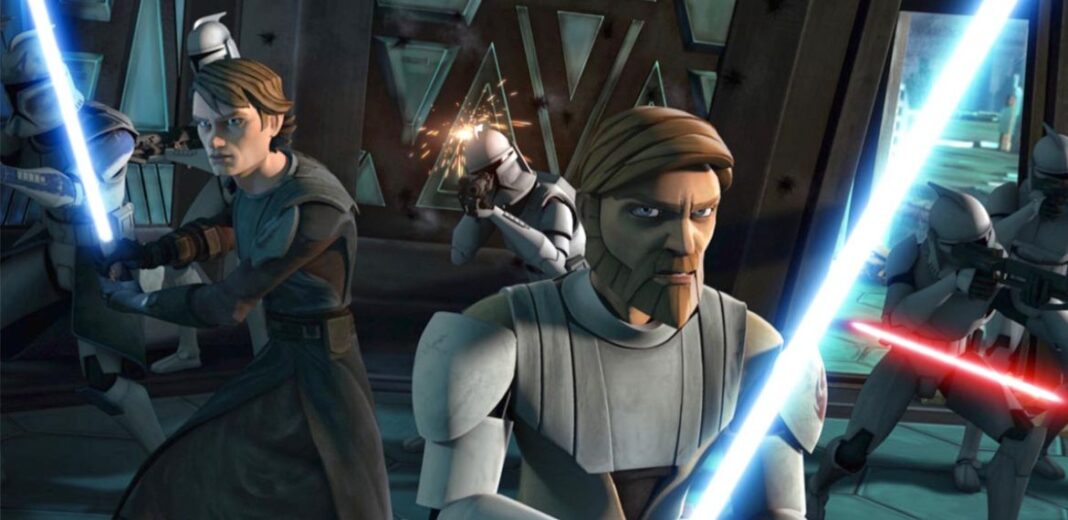 the clone wars anakin e obi wan