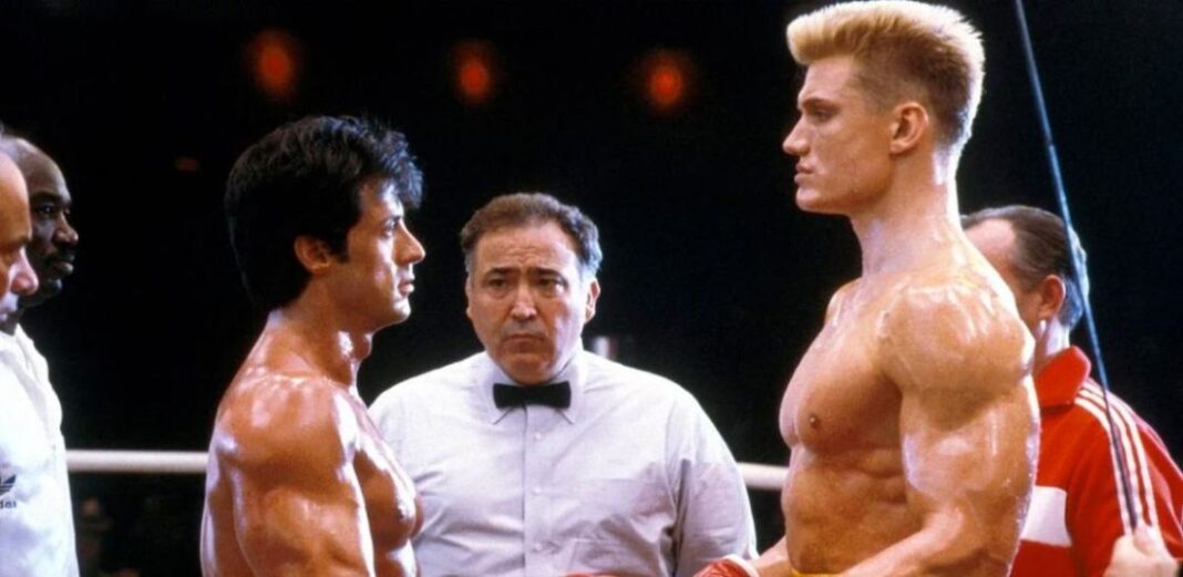 Rocky Drago Sylvester Stallone Dolph Lundgren