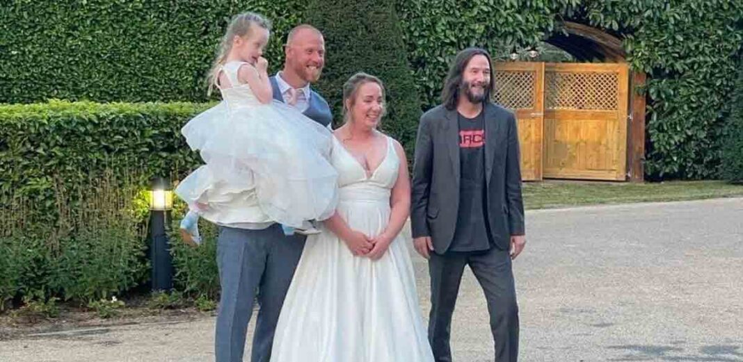 Keanu reeves invitato a matrimonio