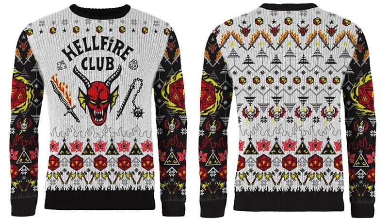 maglione natalizio hellfire club stranger things 4