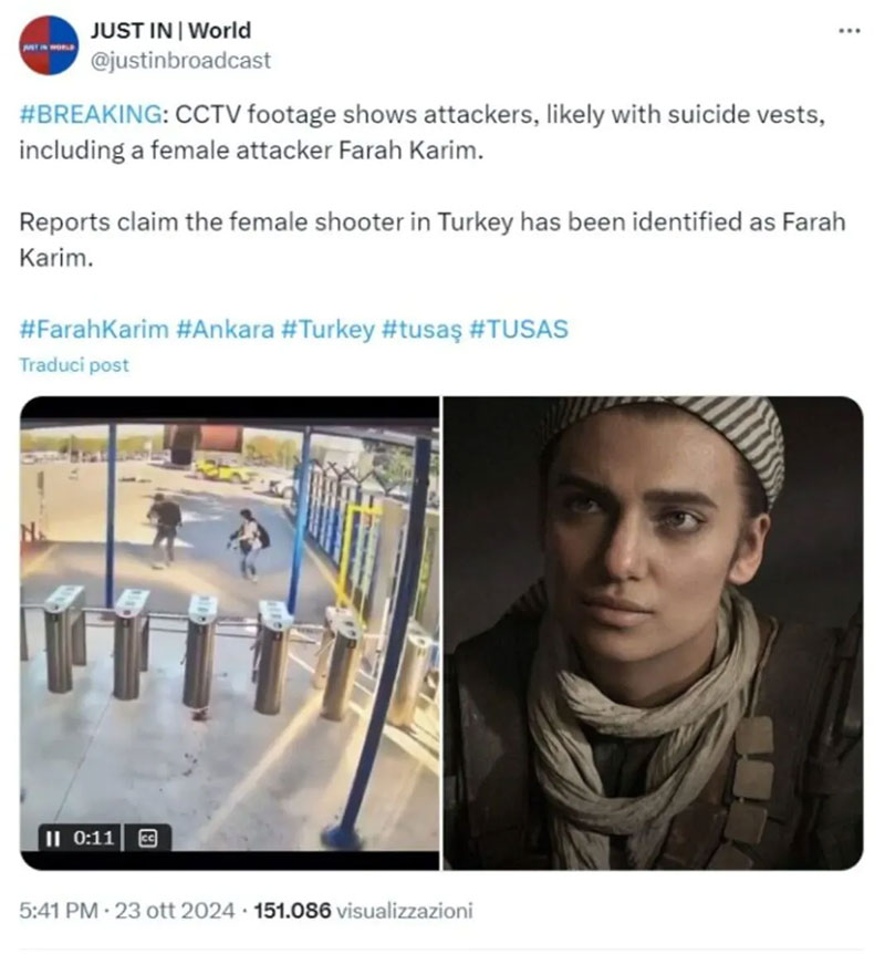 farah Karim errore terrorista attentato turchia 2